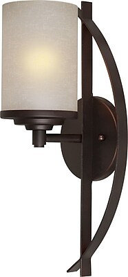 Forte Lighting 1-Light Bracket Wall Sconce Staples